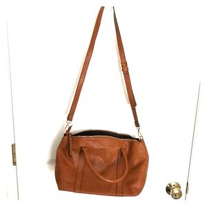 Forever 21 satchel purse with long strap